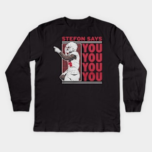 Stefon Diggs You You You You Kids Long Sleeve T-Shirt